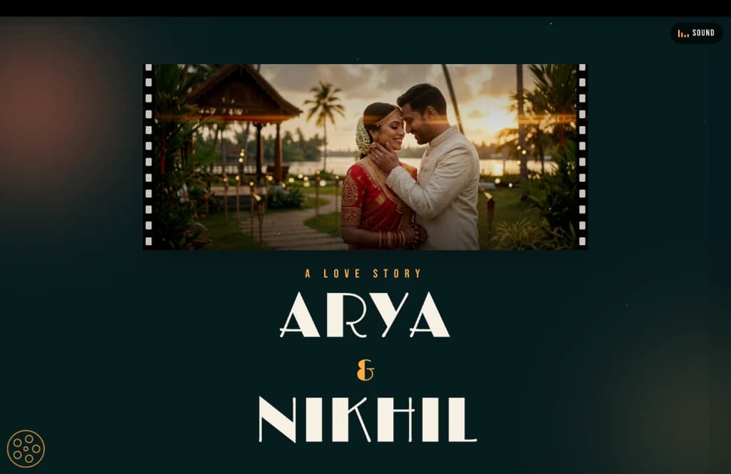 Cinematic Wedding Invitation