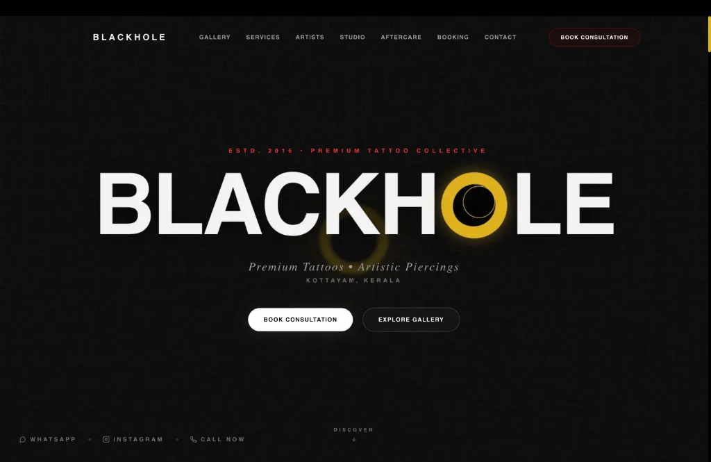 Blackhole Tattoo